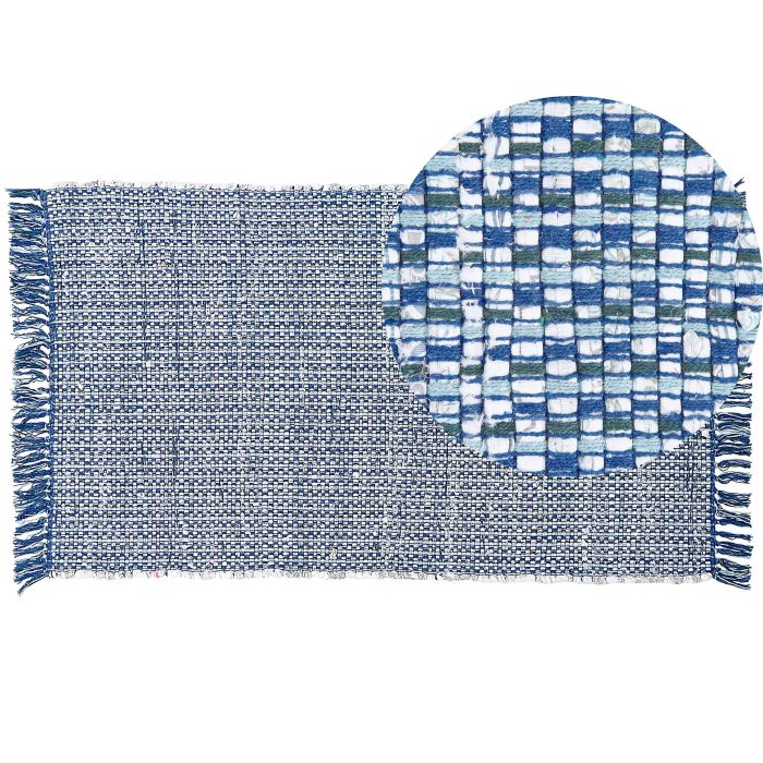 Area Rug 80x150cm Navy Blue
