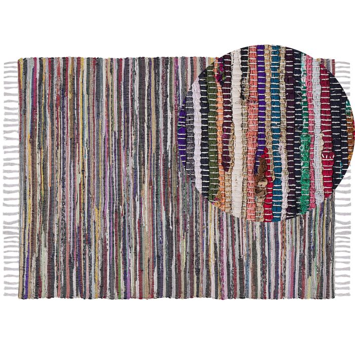 Area Rug 160x230 Light Multicolour