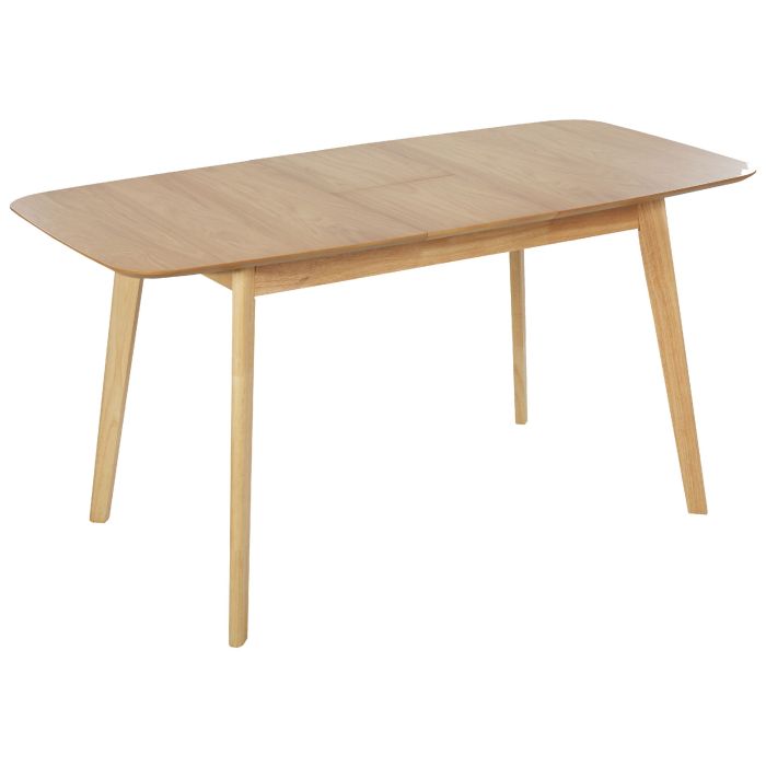 Extending Dining Table 120/150 x 75 cm Light Wood MADOX