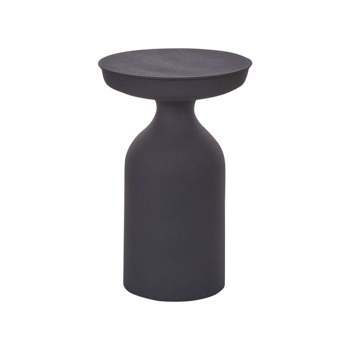 Metal Side Table Black TENJO