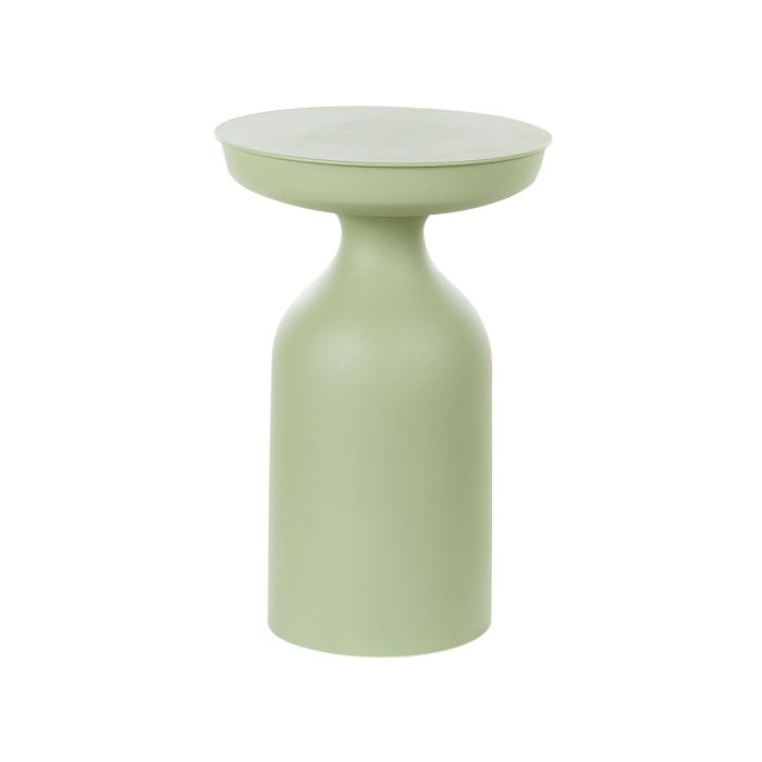 Metal Side Table Green TENJO