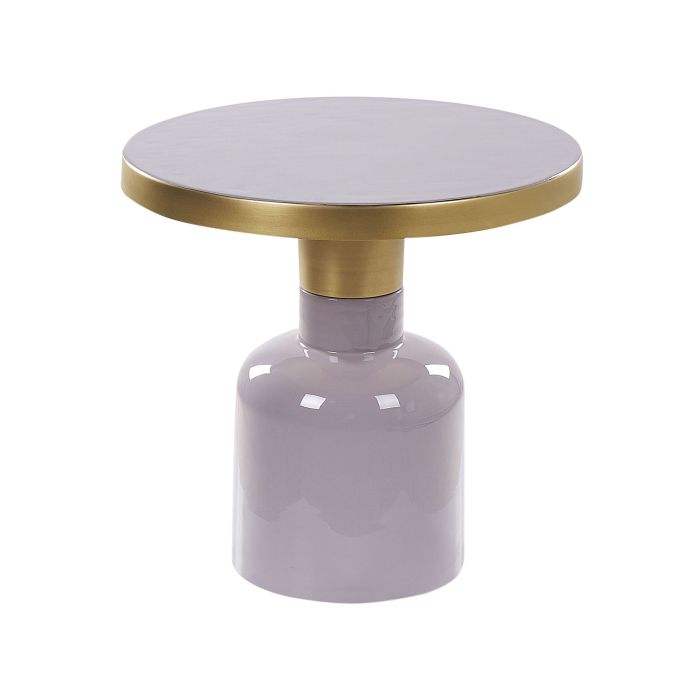 Metal Side Table Purple LOMITA