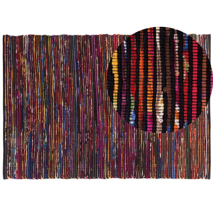 Area Rug 160x230cm Dark Multicolour