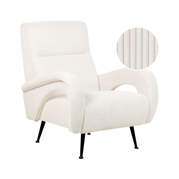 Jumbo Cord Amrchair Cream SVALOV