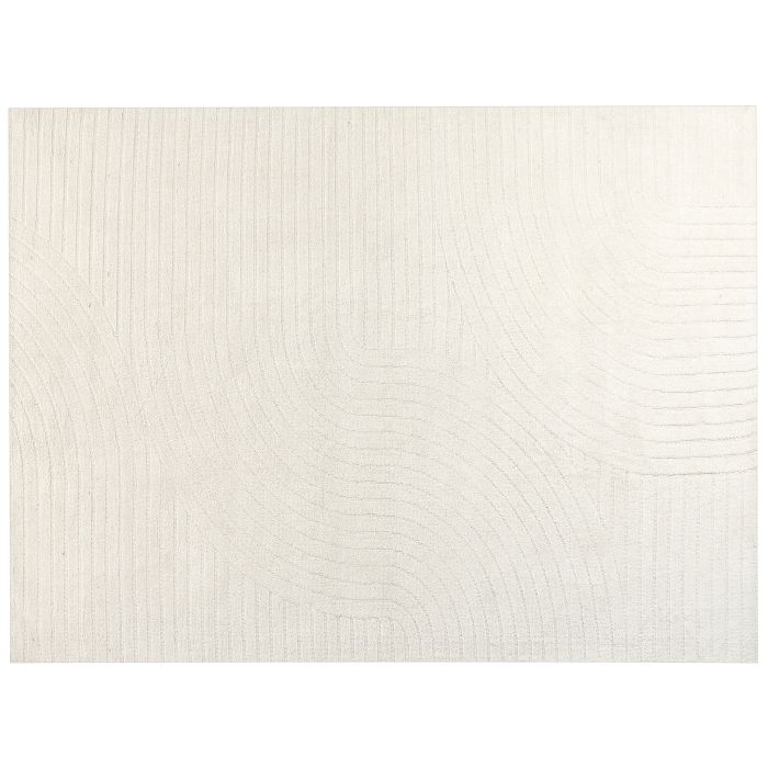 Wool Area Rug 300x400cm Beige