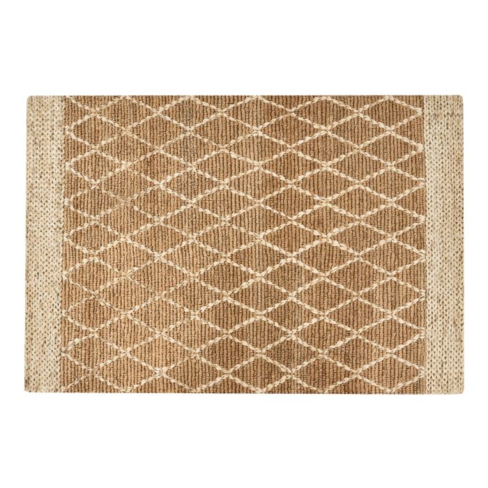 Jute Area Rug 160x230cm Beige