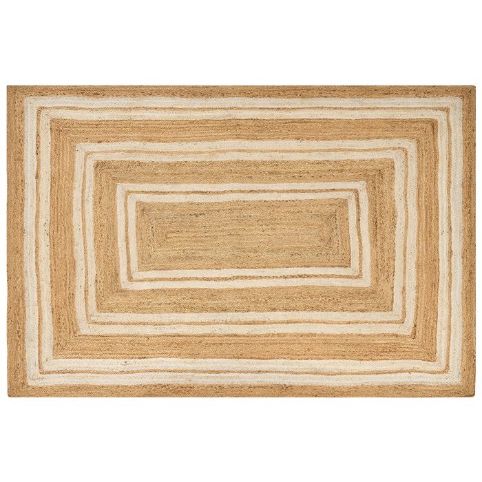 Jute Area Rug 200x300cm Beige