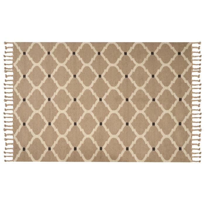 Jute Area Rug 200x300cm Beige