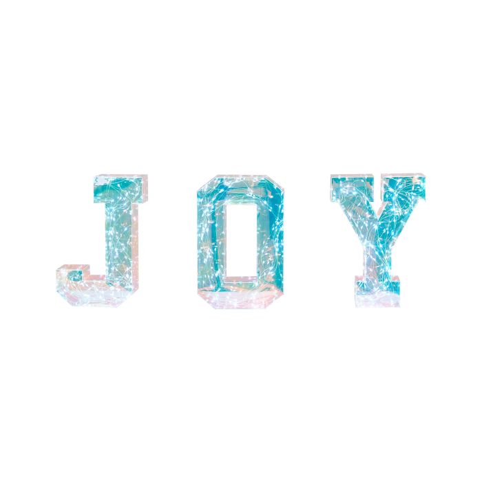 LED Lighted Letters Multicolour CASTOR