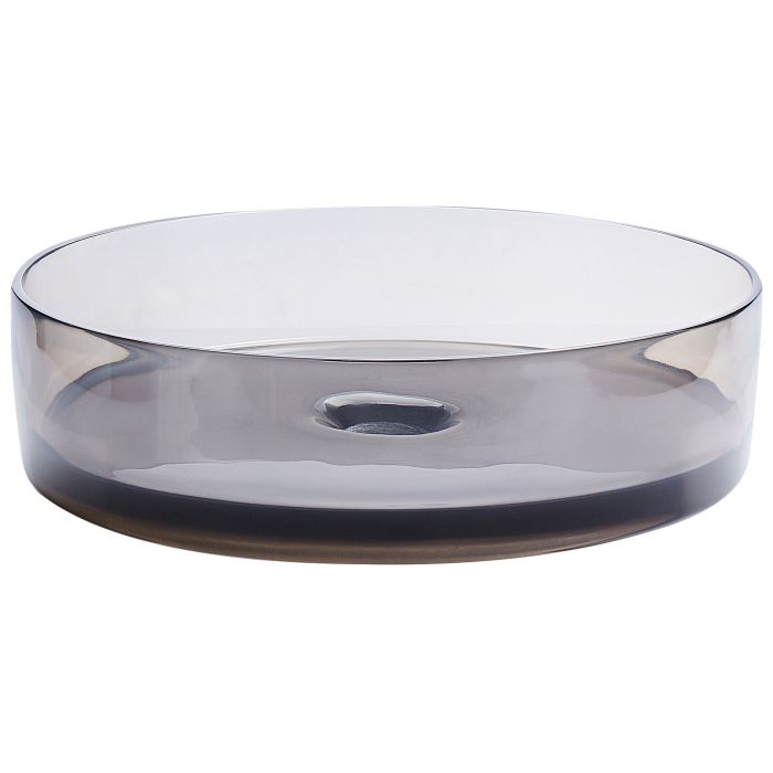 Round Countertop Basin ⌀ 360 mm Black TOLOSA
