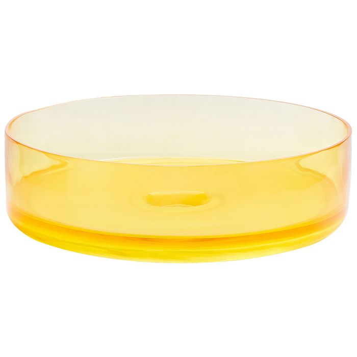 Round Countertop Basin ⌀ 360 mm Yellow TOLOSA