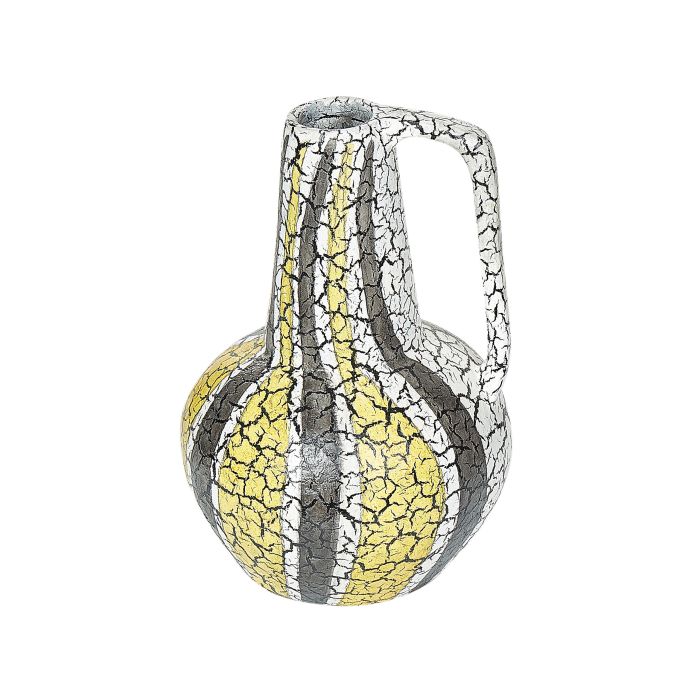 Terracotta Decorative Vase 34 Multicolour White