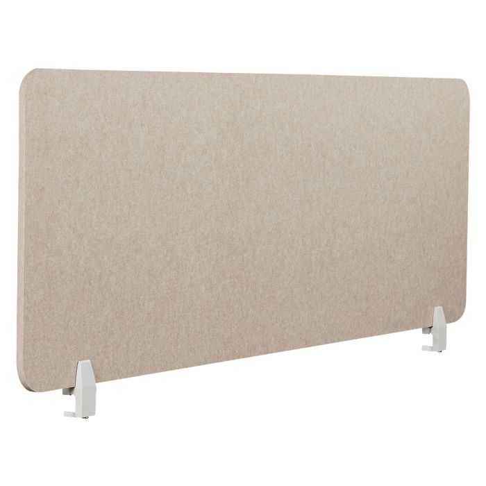 Desk Screen 160 x 50 cm Beige SPLIT