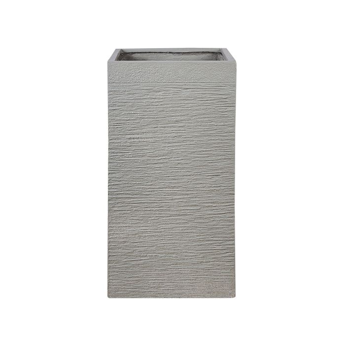 Plant Pot Fibre Clay Taupe 40 x 40 x 77 cm DION