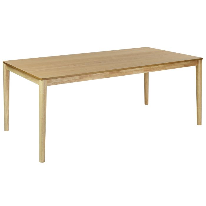 Dining Table 200 x 100 cm Light Wood ERMELO