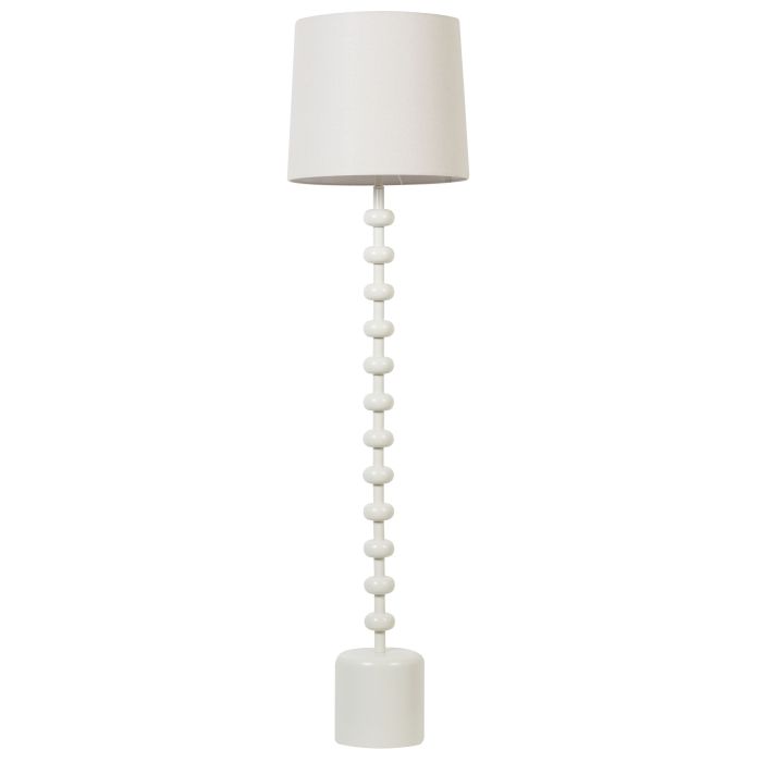 Metal Floor Lamp White KRIOS
