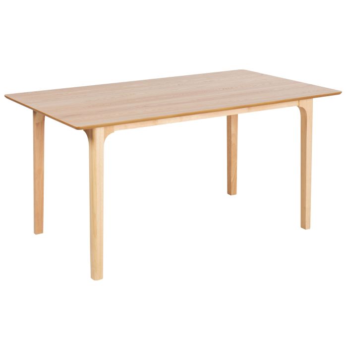 Dining Table 160 x 90 cm Light Wood DELMAS