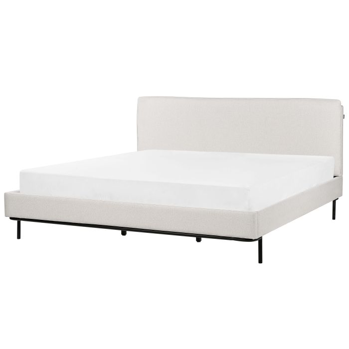 Fabric EU Super King Bed Grey CORIO