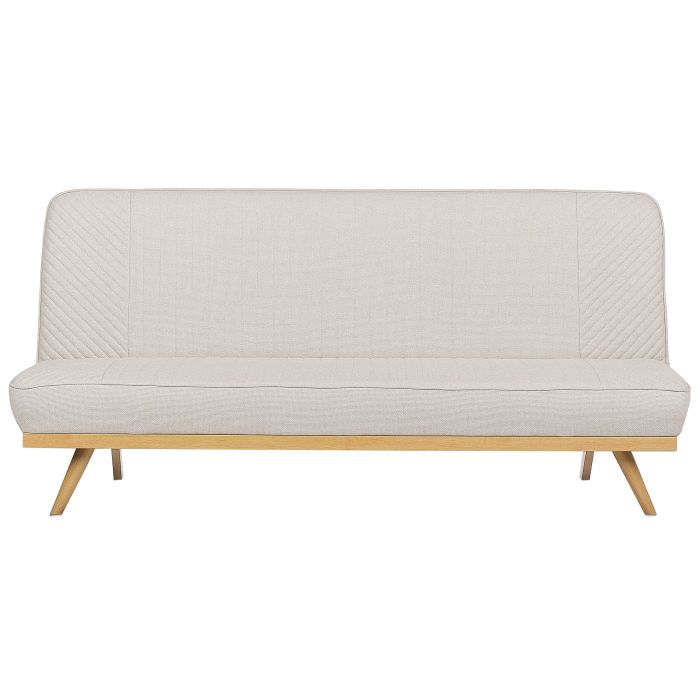Fabric Sofa Bed Beige KALFAFELL