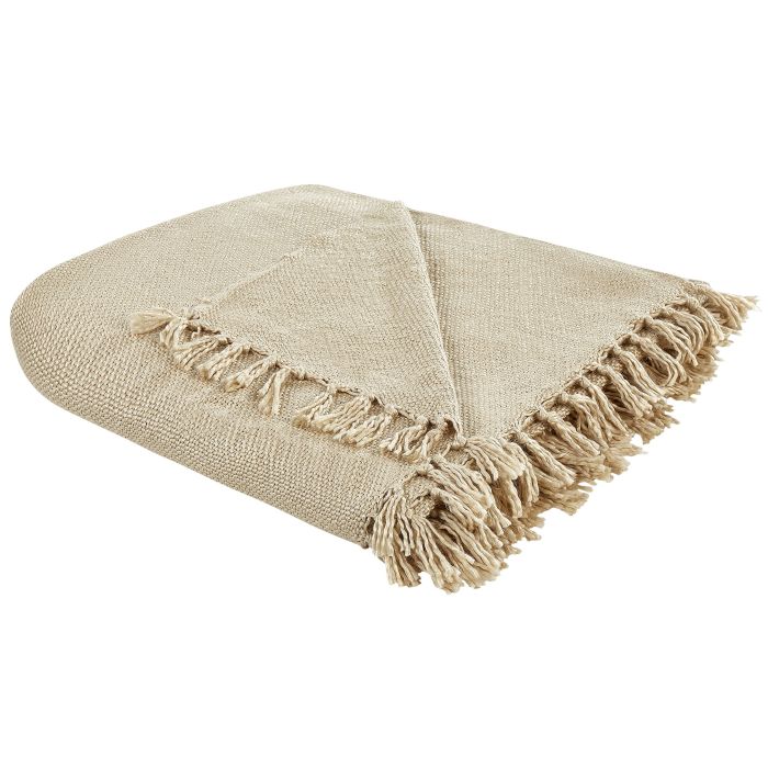 Blanket 150 x 200 cm Beige CHAOHANI