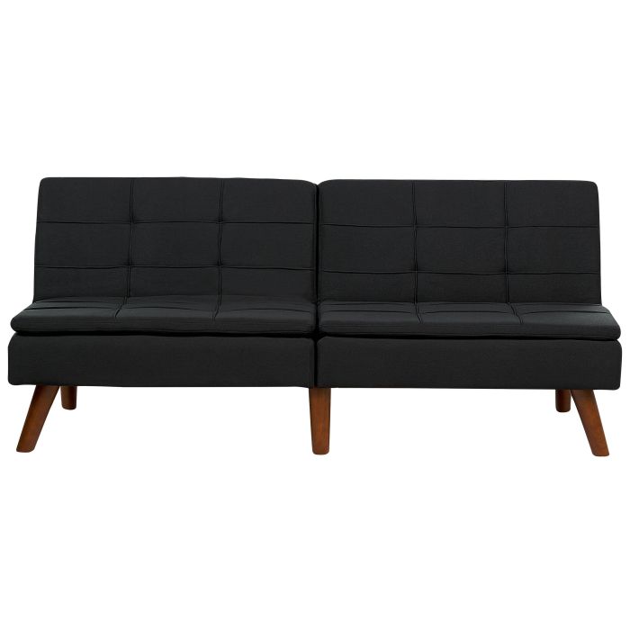 Fabric Sofa Bed Black RONNE