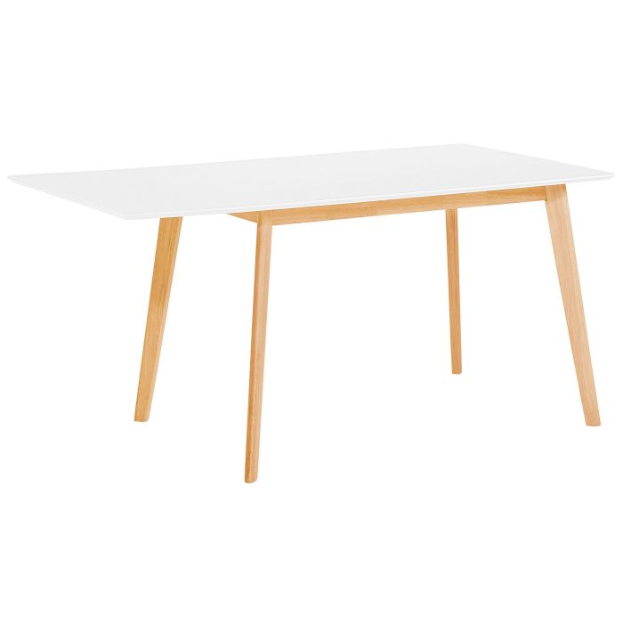 Extending Dining Table 120/155 cm x 80 cm White MEDIO