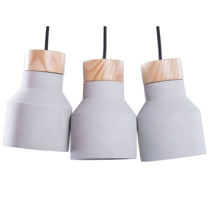 3 Light Cluster Pendant Lamp Grey BAHT