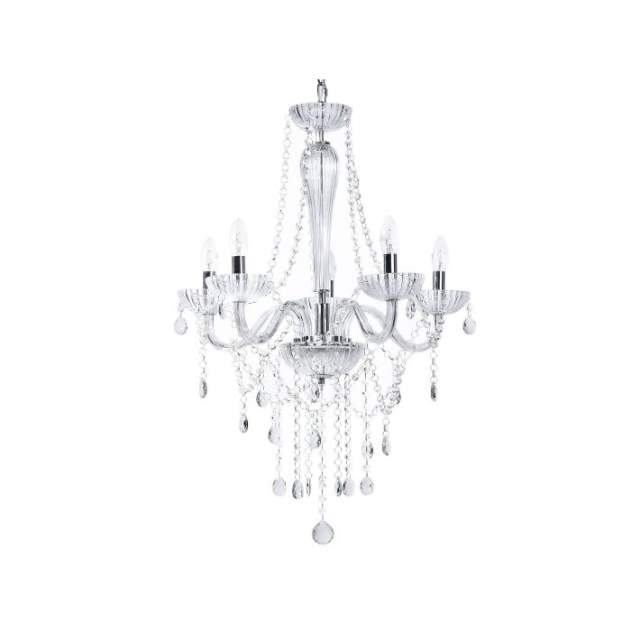 5 Light Crystal Chandelier Clear LOCONE