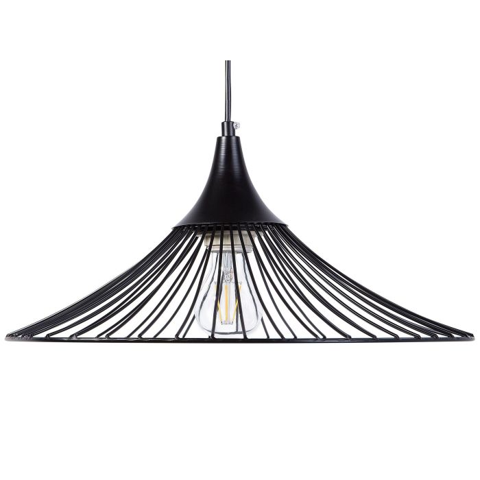 Metal Pendant Lamp Black GIONA