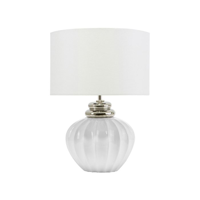 Ceramic Table Lamp White NERIS