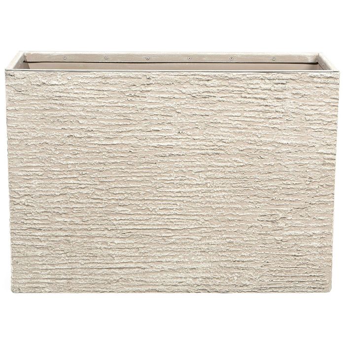 Rectangular Plant Pot 34 x 80 x 56 cm Beige EDESSA