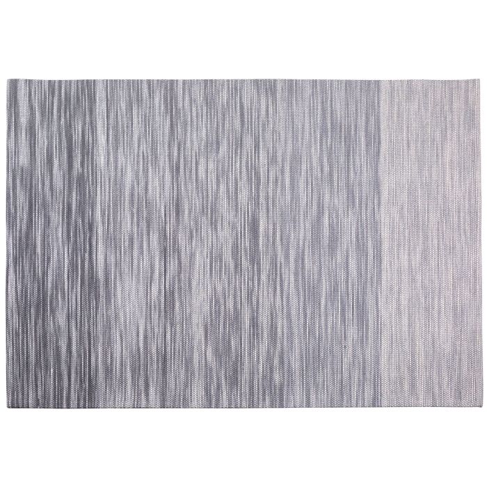 Wool Area Rug 160x230cm Grey