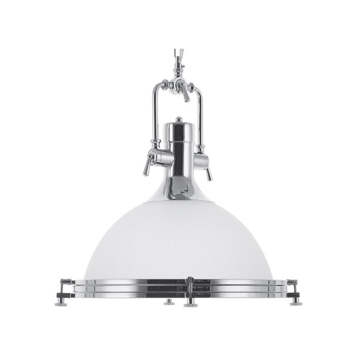 Metal Pendant Lamp White EBRON