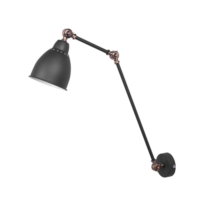 Long Arm Wall Light Graphite Grey MISSISSIPPI