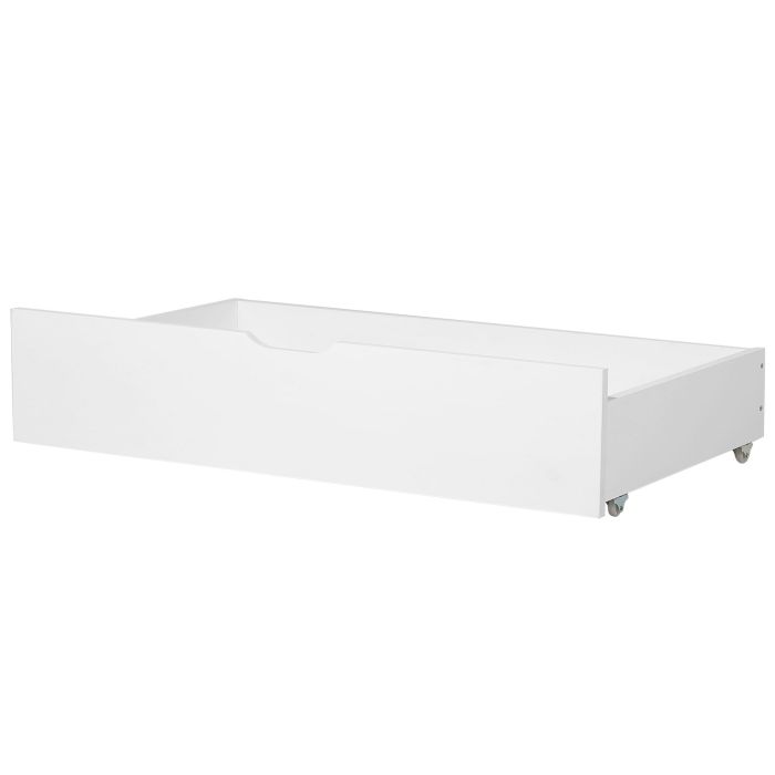 Set of 2 Bed Storage Drawers White RUMILLY