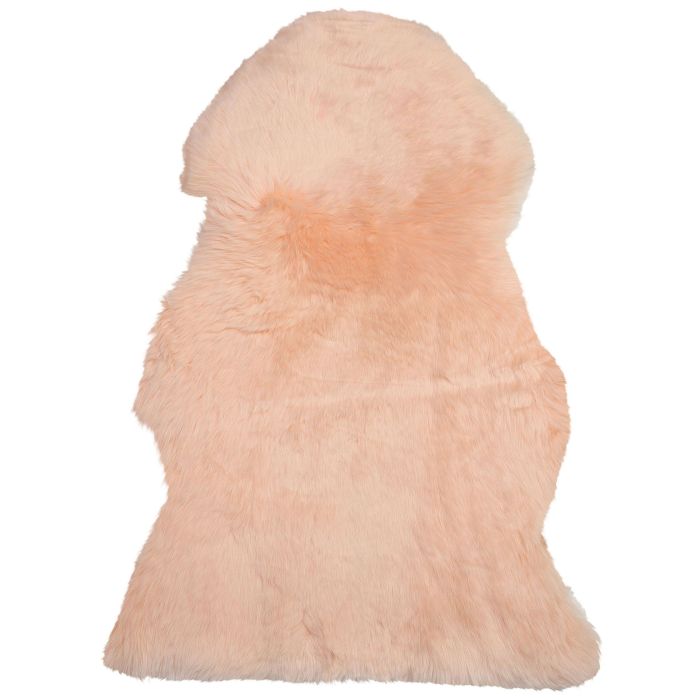 Sheepskin Rug Peach Pink