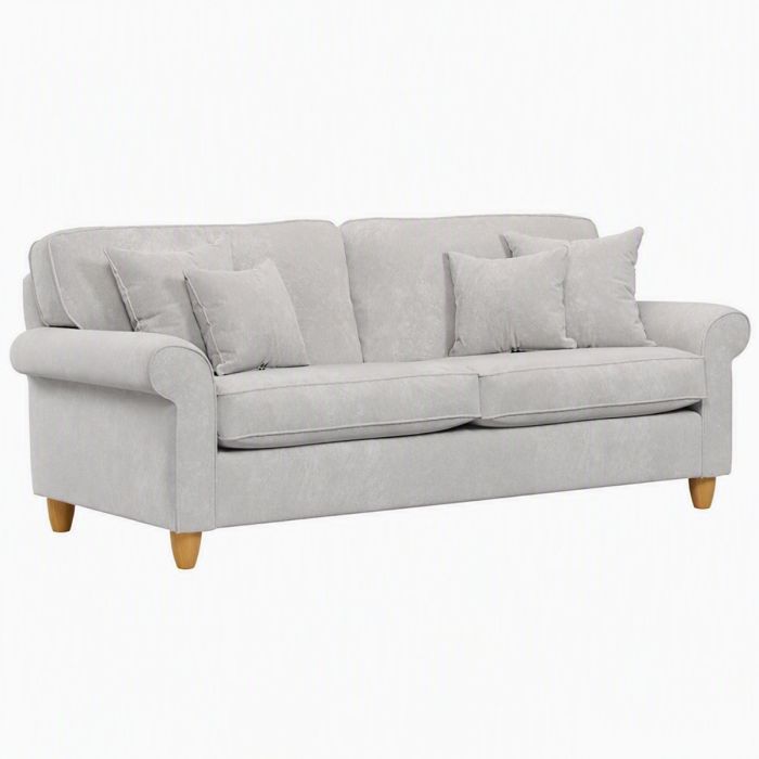 4 Seater Sofa - COASTAL Fabric - Pearl
