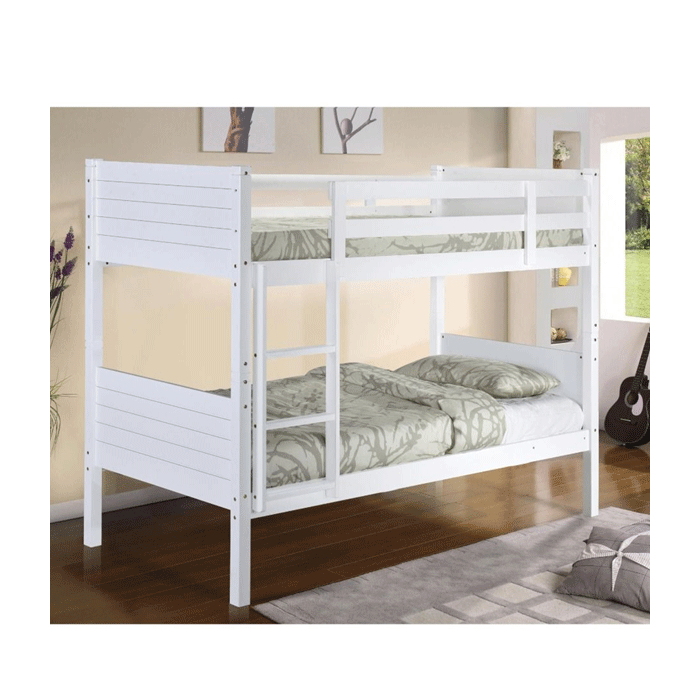 Nantwich Bunk Bed - Split into Two Singles - White Solid Wood