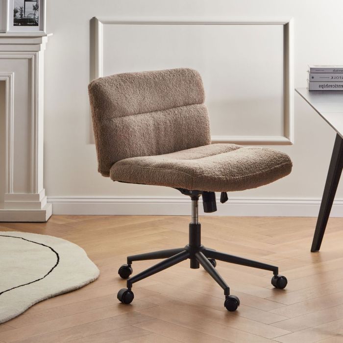 MALDENWELL Fabric Office Desk Chair - Beige