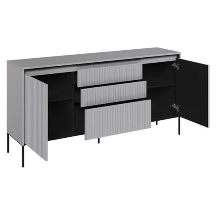 TRADESSA Sideboard Cabinet 166cm - Grey Matt