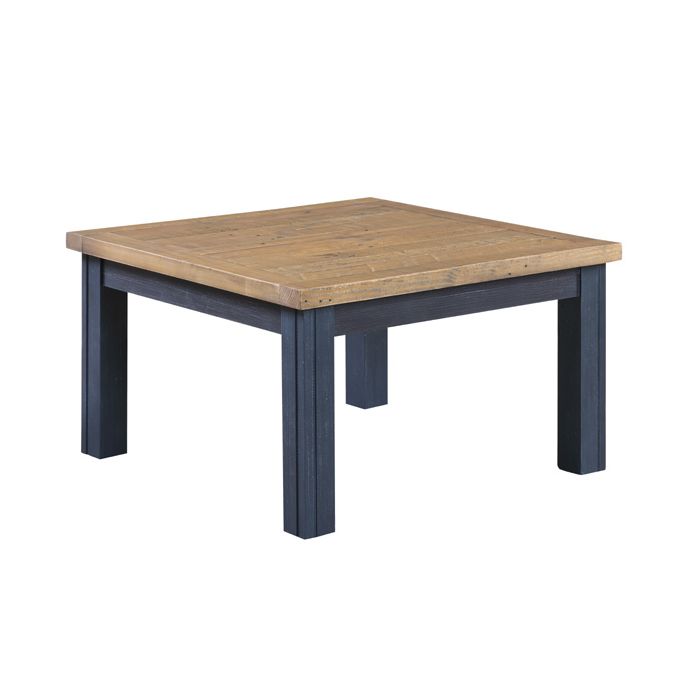 Splatter of Blue Low Square Coffee Table
