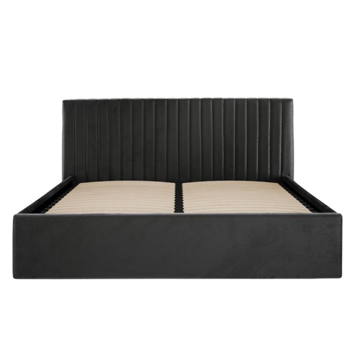 Super Kingsize Bed - BERI Ottoman 6ft Bed Black
