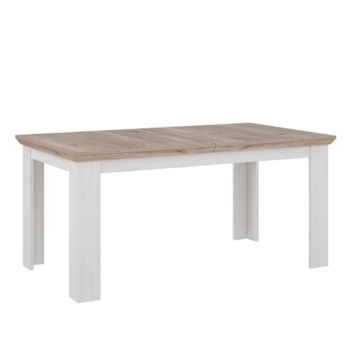 Launceston Extending Dining Table 160-207cm with Snowy Oak Effect