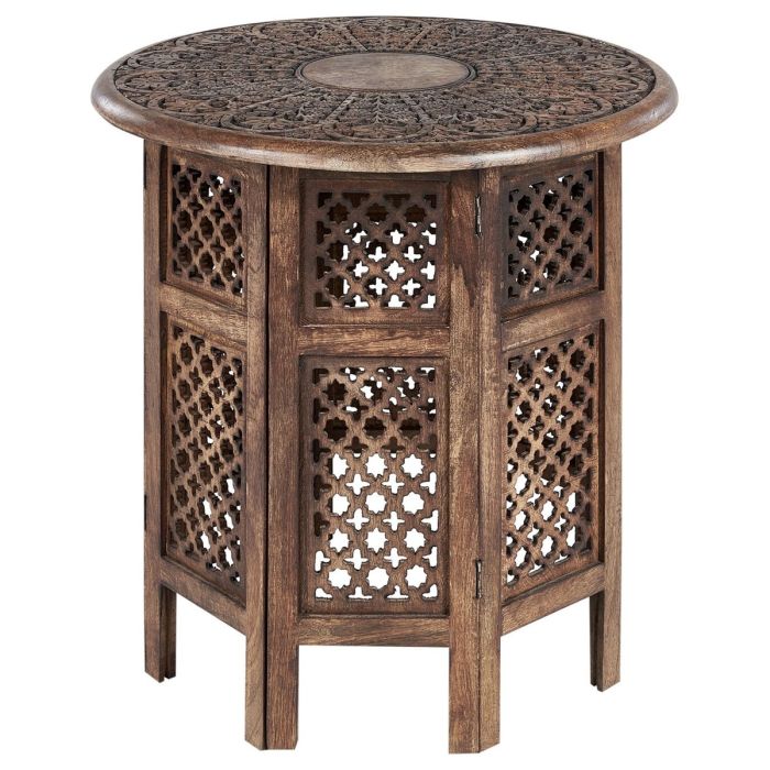 Mango Wood Side Table Dark KUMALI
