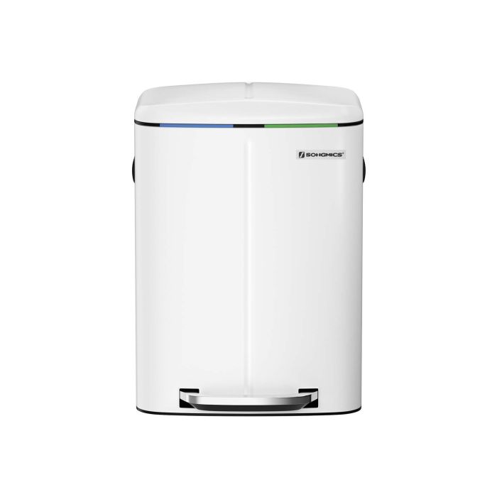 Dual Metal Rubbish Bin
