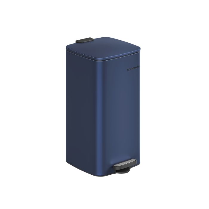 Kitchen Bin - MODRA 30L Steel Bin with Inner Bucket - Midnight Blue
