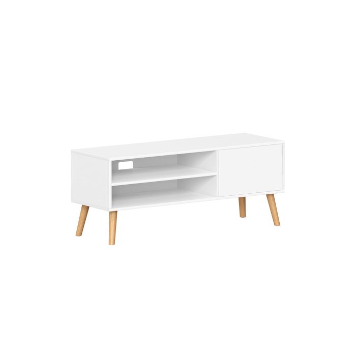TV Cabinet - FIORAH Media Console with 120 cm Width for TVs up to 55 Inches - White