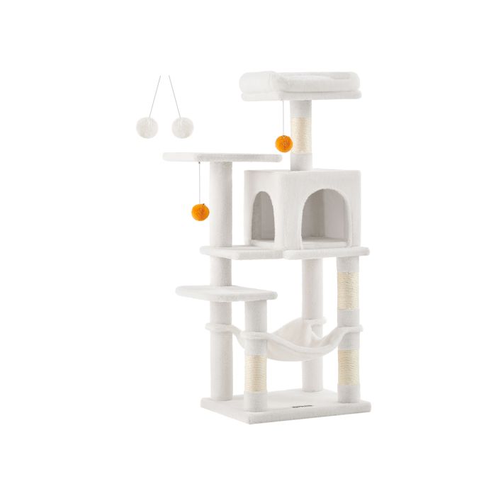 Cat Tree, 112 cm Cat Tower for Indoor Cats