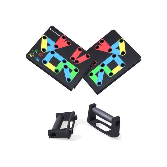 Black Push Up Board for Fitness Training