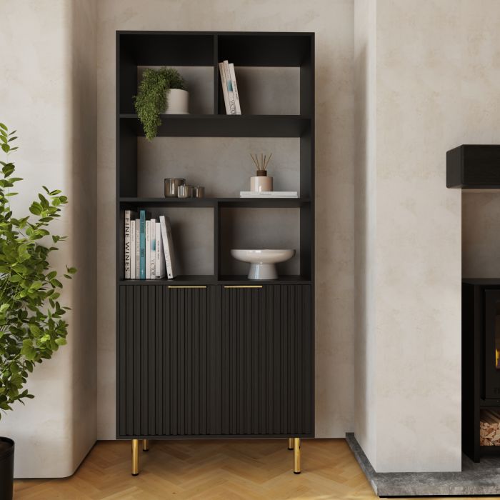 NIVARA Bookcase - Black